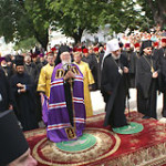 Константинопольский Патриарх Варфоломей молился в Лавре