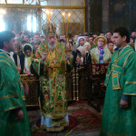 Празднование дня Святой Троицы в Киево-Печерской Лавре
