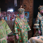 Празднование дня Святой Троицы в Киево-Печерской Лавре
