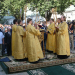 Патриаршая Божественнная литургия на Соборной площади