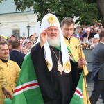 Святейший Патриарх Кирилл возглавил Всенощное бдение в Киево-Печерской Лавре