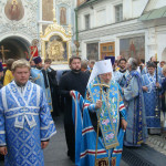 Киево-Печерская Лавра встретила Почаевскую икону Божией Матери
