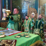 Наместник Лавры возглавил Литургию в Серафимовском приделе кафедрального собора Белоцерковской епархии