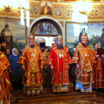 Наместник Лавры поздравил наместника Свято-Введенского монастыря
