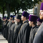 Торжества по случаю Дня Независимости Украины начались с молебна в Лавре