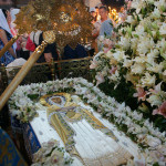 В обители совершили чин Погребения плащаницы Пресвятой Богородицы