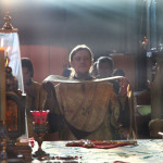 В Неделю святых праотец в Лавре молились святителю Спиридону Тримифунтскому