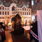 Вышгородская паства молилась вместе с наместником Лавры
