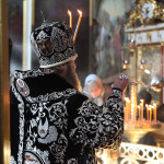 В Лавре совершили первую в нынешнем году Литургию Преждеосвященных Даров