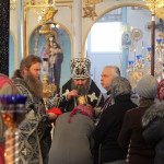 Митрополит Павел совершил Литургию Преждеосвященных Даров в Благовещенском монастыре в Бортничах