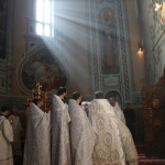В Свято-Троицком храме на Троещине митрополит Павел совершил Божественную литургию и поминальное богослужение