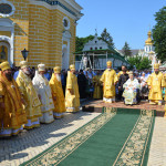 В Лавре состоялось праздничное богослужение по случаю 20-летия прибытия в Киев Предстоятеля УПЦ