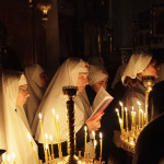 Братия Лавры молились на подворье Свято-Пантелеимоновского Афонского монастыря