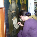 Завершено роботу з реставрації ікон Трапезної церкви