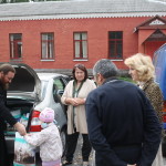 Братия Лавры посетила центр организации «Дзвони Чорнобиля»