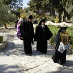 Митрополит Павел совершил литургию на горе Елеон