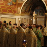 Митрополит Павел возглавил акафистное моление преподобным отцам Печерским
