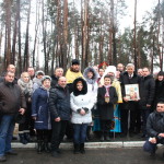 Наместник Лавры осветил место под строительство часовни в Киевской области