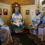 Митрополит Павел возглавил богослужение в столичном храме Рождества Христова