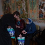 Братия обители посетила киевский гериатрический пансионат
