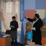 Братия Лавры освятила детский сад