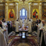 Заупокойное богослужение Родительской субботы в Великой церкви возглавил митрополит Павел