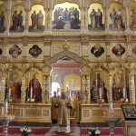 Наместник Лавры совершил Литургию в Преображенском соборе Валаамского монастыря