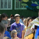 Насельник Лавры посетил по приглашению православный семейный лагерь