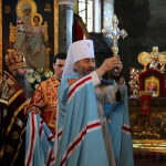 Братия Лавры поздравила Блаженнейшего Митрополита Онуфрия и своего Наместника с праздником Пасхи