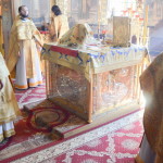 Перед заседанием Священного Синода Наместник Лавры возглавил Божественную Литургию