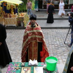 Наместник Лавры благословил открытие православной выставки «Медовый Спас»