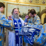 Наместник Лавры возглавил богослужение в Введенском монастыре столицы