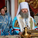 Metropolitan Pavel headed the acathistus chant to the Dormition of the Mother of God