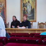 The problem of idleness was in issue during the meeting for young people at the Lavra