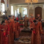 В кафедральном соборе города Баку Наместник Лавры возглавил праздничное богослужение