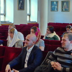 The problem of idleness was in issue during the meeting for young people at the Lavra