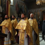 В Крестовоздвиженском храме раннюю Литургию совершил митрополит Павел