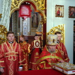 Богослужение в Городницком монастыре Житомирской области возглавил Наместник Лавры