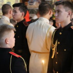 В Лавре состоялось традиционное посвящение в кадеты