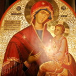 Первый молебен перед иконой Божией Матери «Скоропослушница»