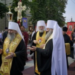 Братия Лавры встретили Всеукраинский крестный ход