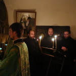 У день пам’яті святої рівноапостольної Ніни Намісник Лаври очолив Літургію у Дальніх печерах