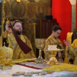 В день памяти святителя Василия Великого Наместник Лавры совершил Литургию
