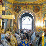 Совершено освящение главного храма Лаврского скита