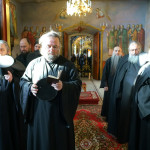 The Vicegerent of the Lavra performed the Liturgy of Gregory Dialogos in the Church of the Exaltation of the Holy Cross