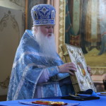 В день почитания Корецкой иконы Божией Матери митрополит Павел сослужил Предстоятелю