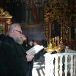 The Vicegerent of the Lavra performed the Liturgy of Gregory Dialogos in the Church of the Exaltation of the Holy Cross