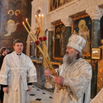 Богослужения заупокойной субботы возглавил митрополит Павел