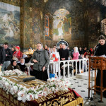 The Vicegerent of the Lavra joined the Primate of the UOC in the service on The Great and Holy Easter