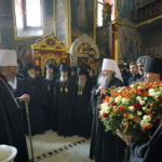 Братия Лавры поздравили священноначалие со Светлой Пасхой